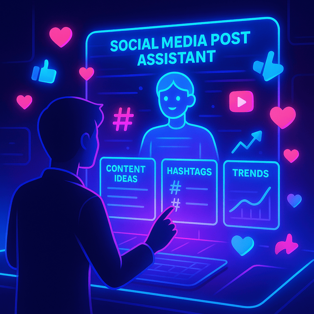 An imaginative split-screen scene where the left side shows a frustrated writer slumped over a cluttered desk with crumpled papers, a broken pencil, and a dark, cloudy background. On the right side, a calm writer is at a clean desk illuminated by a glowing AI assistant in holographic form, generating ideas represented as lightbulbs and flowing text. The transition between the two sides is marked by a bright line symbolizing a breakthrough moment.